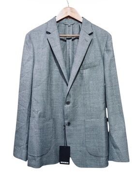Bonobos Jetsetter Unconstructed Italian Wool Blazer Gray Slim Fit